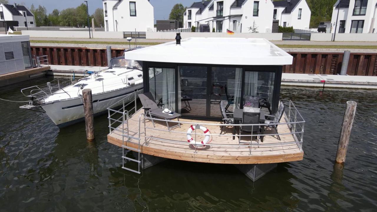Hausboote Mitten Im Naturschutzgebiet Auf Usedom Villa Peenemunde Bagian luar foto