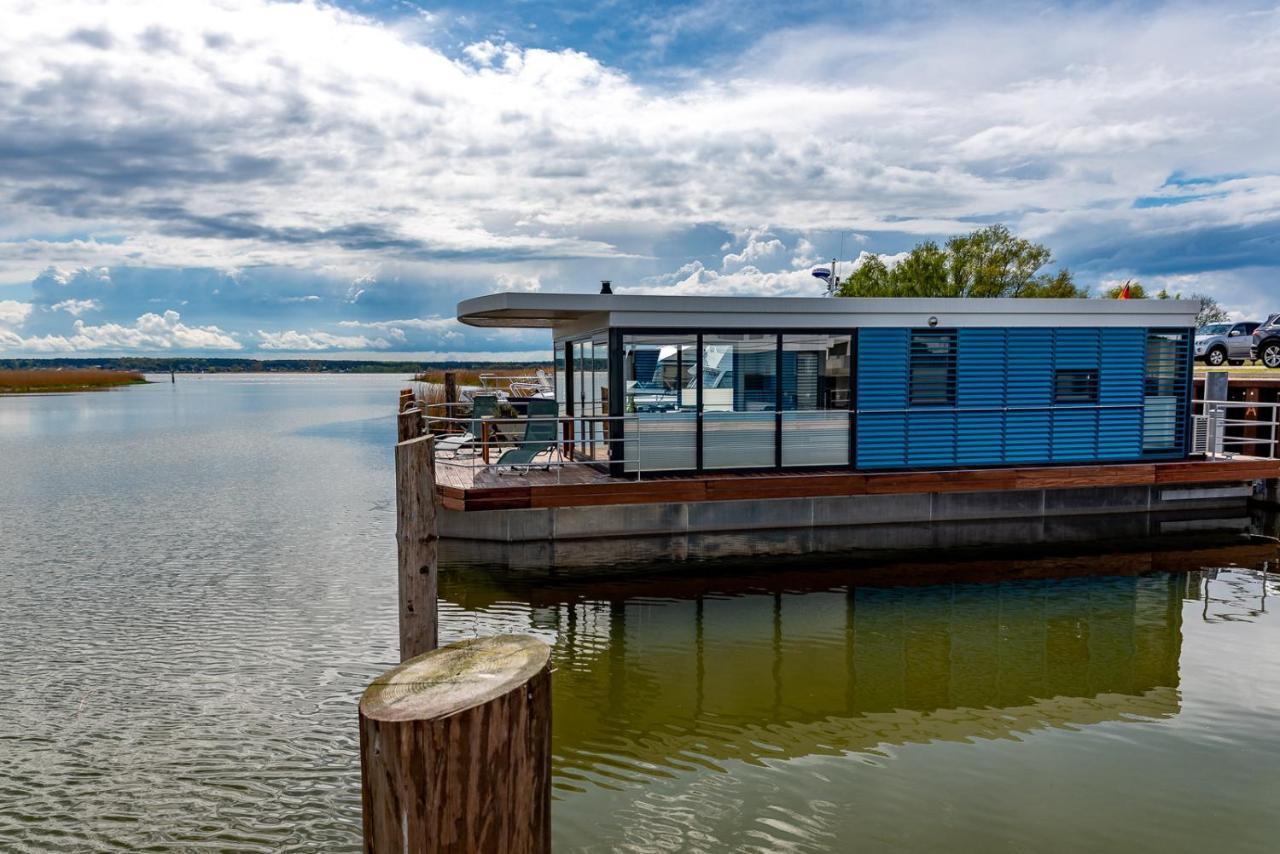 Hausboote Mitten Im Naturschutzgebiet Auf Usedom Villa Peenemunde Bagian luar foto