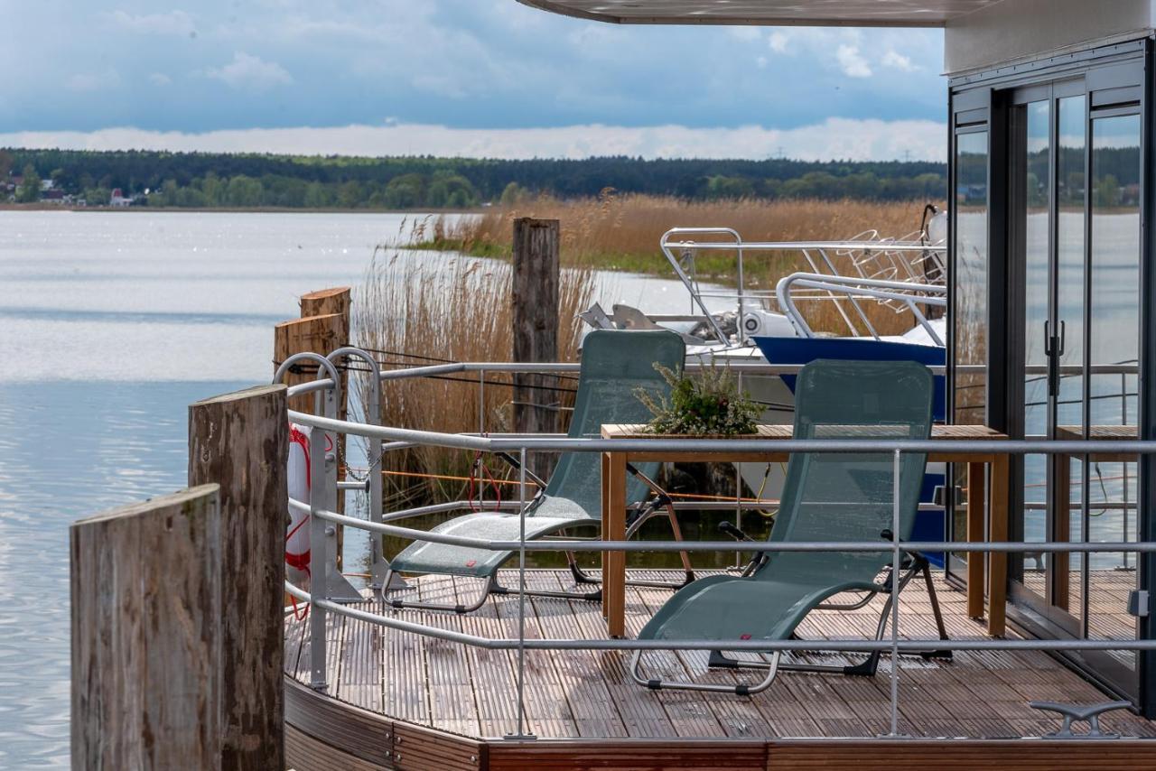 Hausboote Mitten Im Naturschutzgebiet Auf Usedom Villa Peenemunde Bagian luar foto
